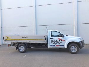Big-Max L3 Single Cab Basic weiß mit 3.480mm Pritsche